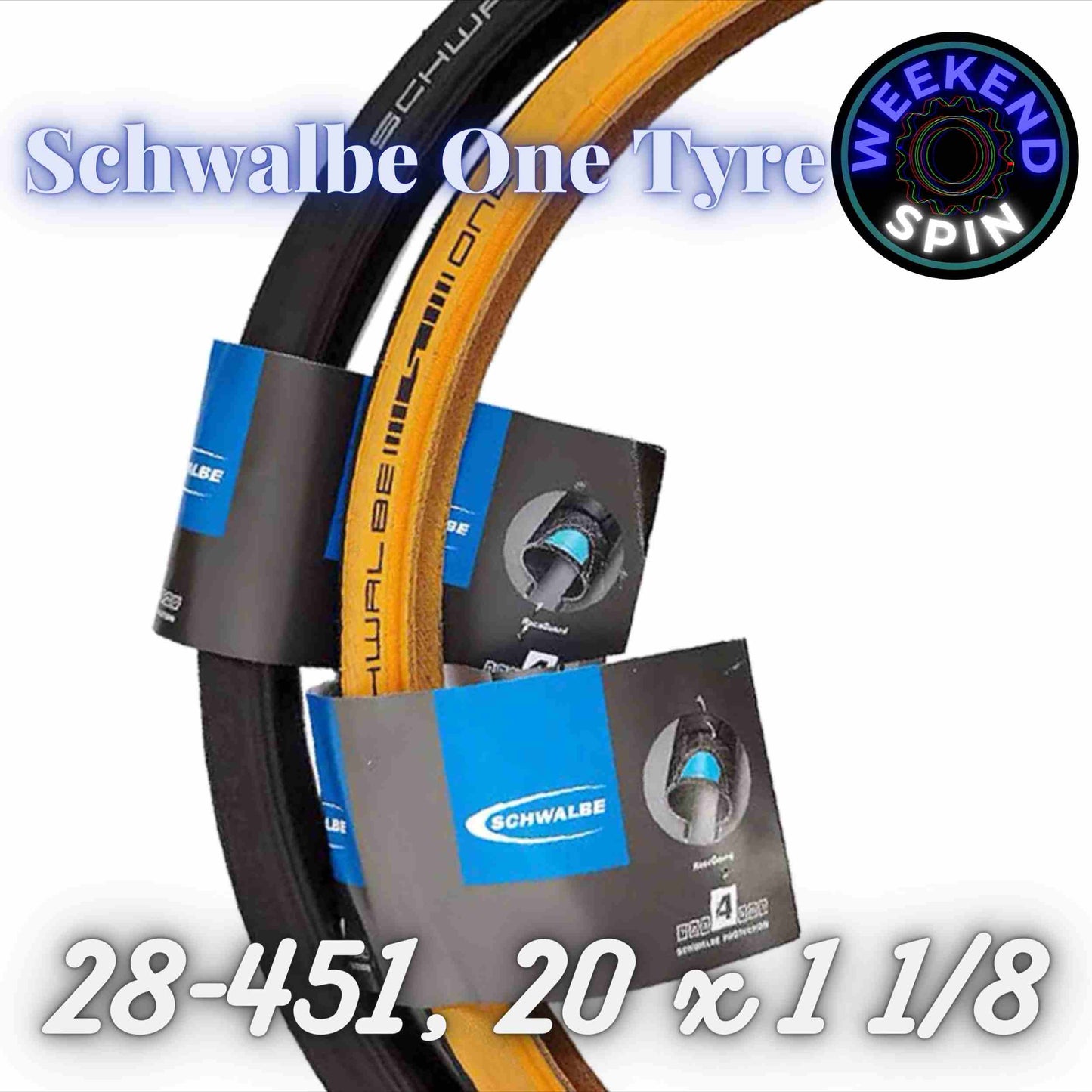 Schwalbe One Foldable Bicycle Tyres 28-451 20 x 1 1/8